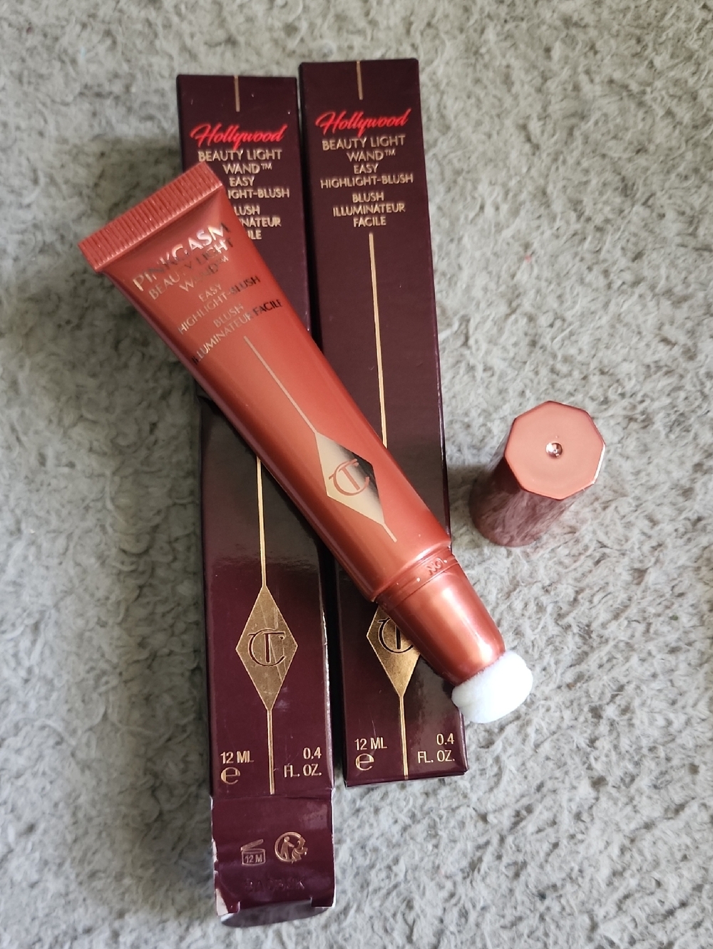 2 Charlotte Tilbury pinkgasm sunset blush